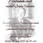 Prečuden cvet - recital o Jožetu Udoviču
