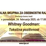 Srečanje Bralne skupine za osebnostni razvoj