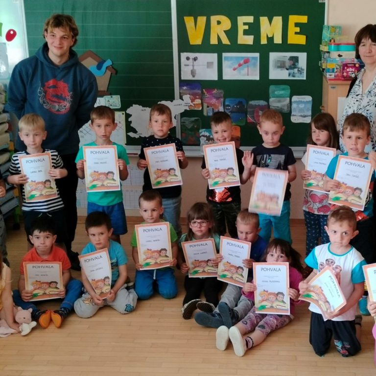 Podelitev priznanj »Palčka Bralčka« v Grahovem