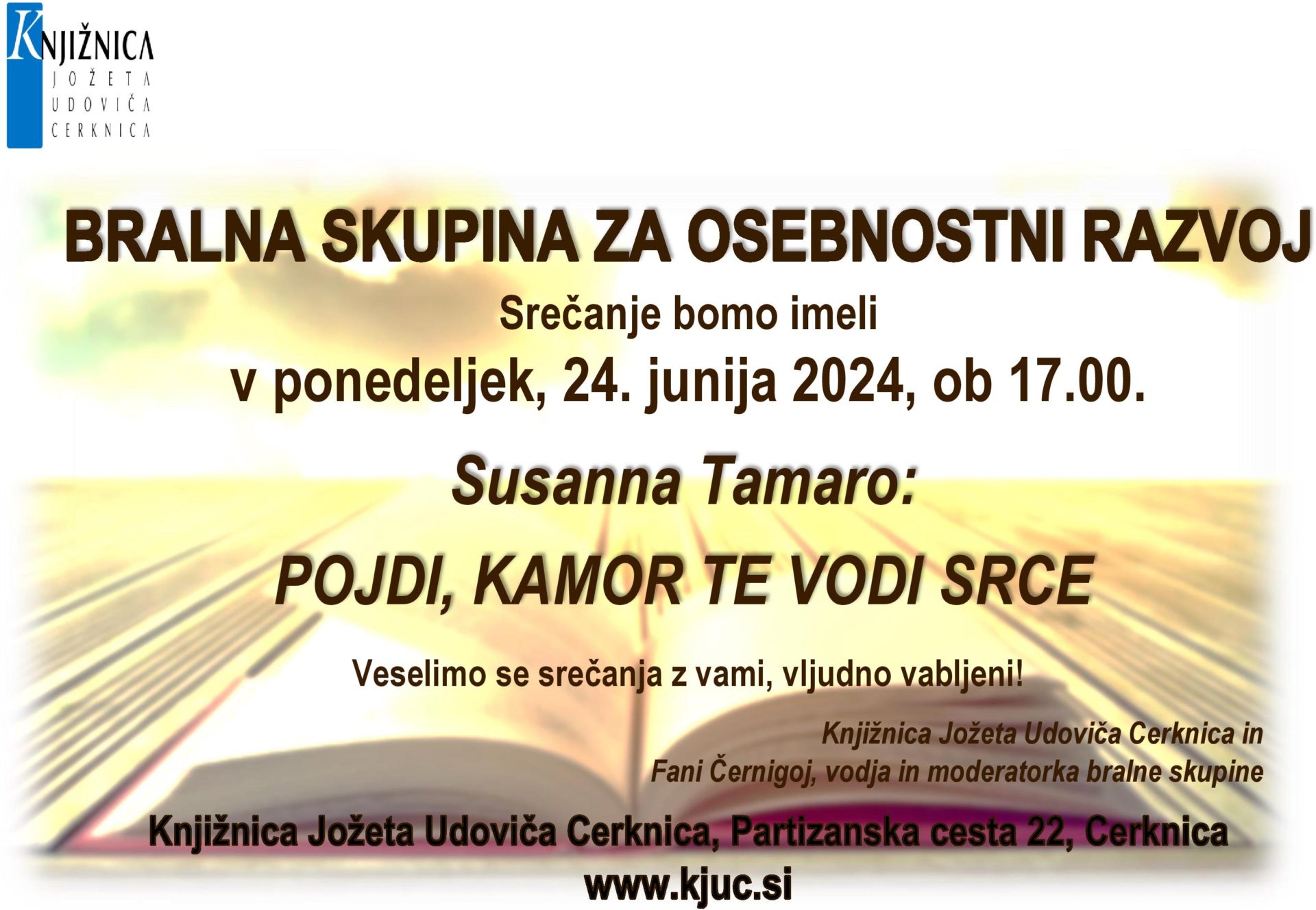 Srečanje Bralne skupine za osebnostni razvoj