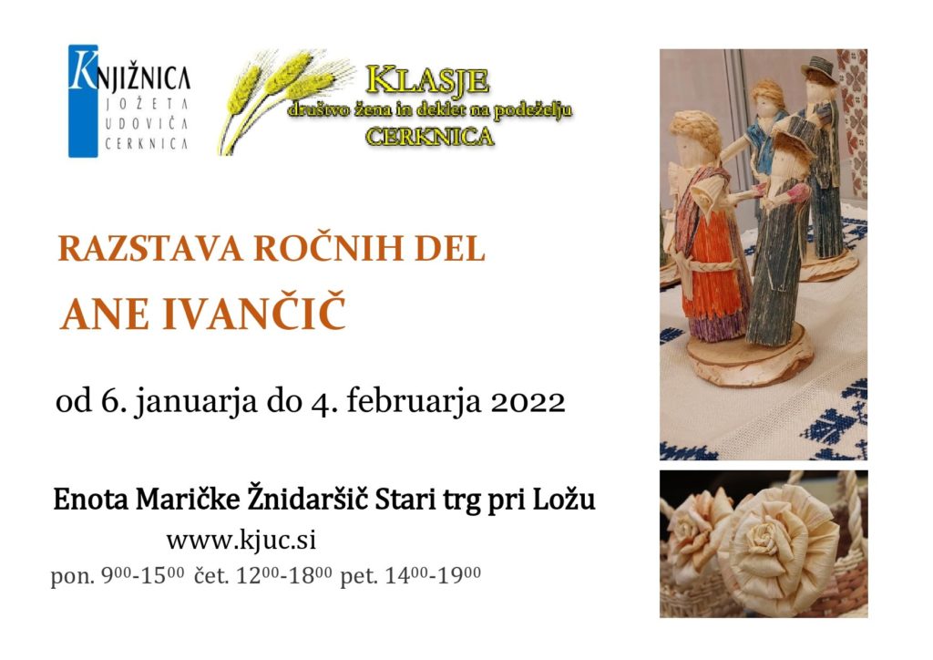 Razstava ročnih del Ane Ivančič