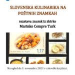 Slovenska kulinarika na poštnih znamkah - razstava znamk iz zbirke Marinke Cempre Turk