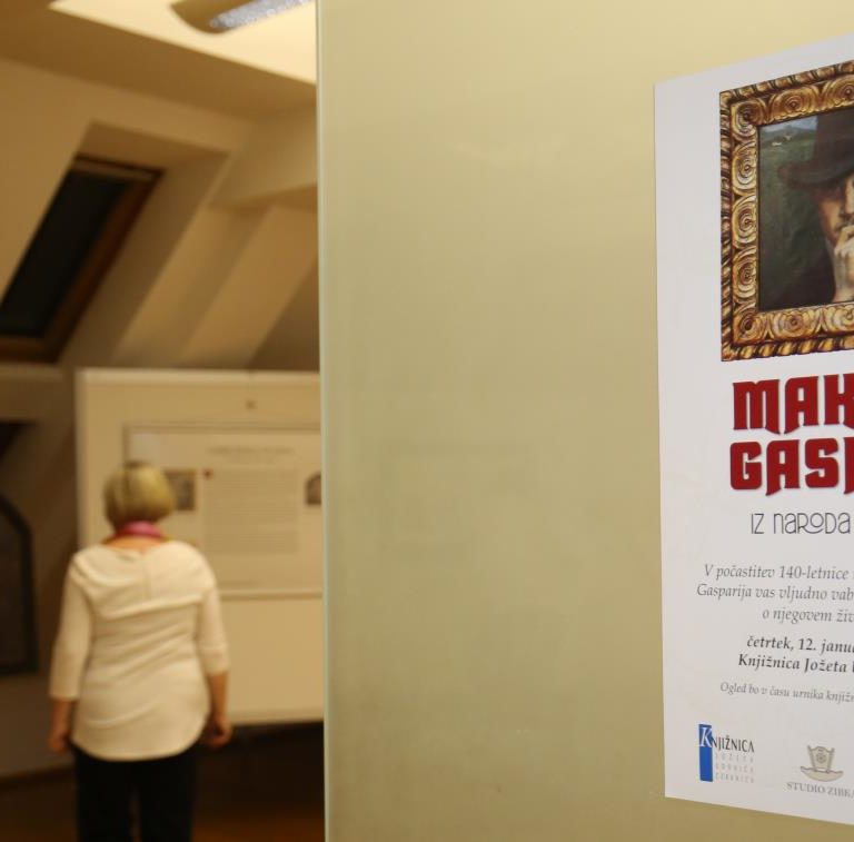 Razstava o življenju in delu Maksima Gasparija: ob 140-letnici rojstva
