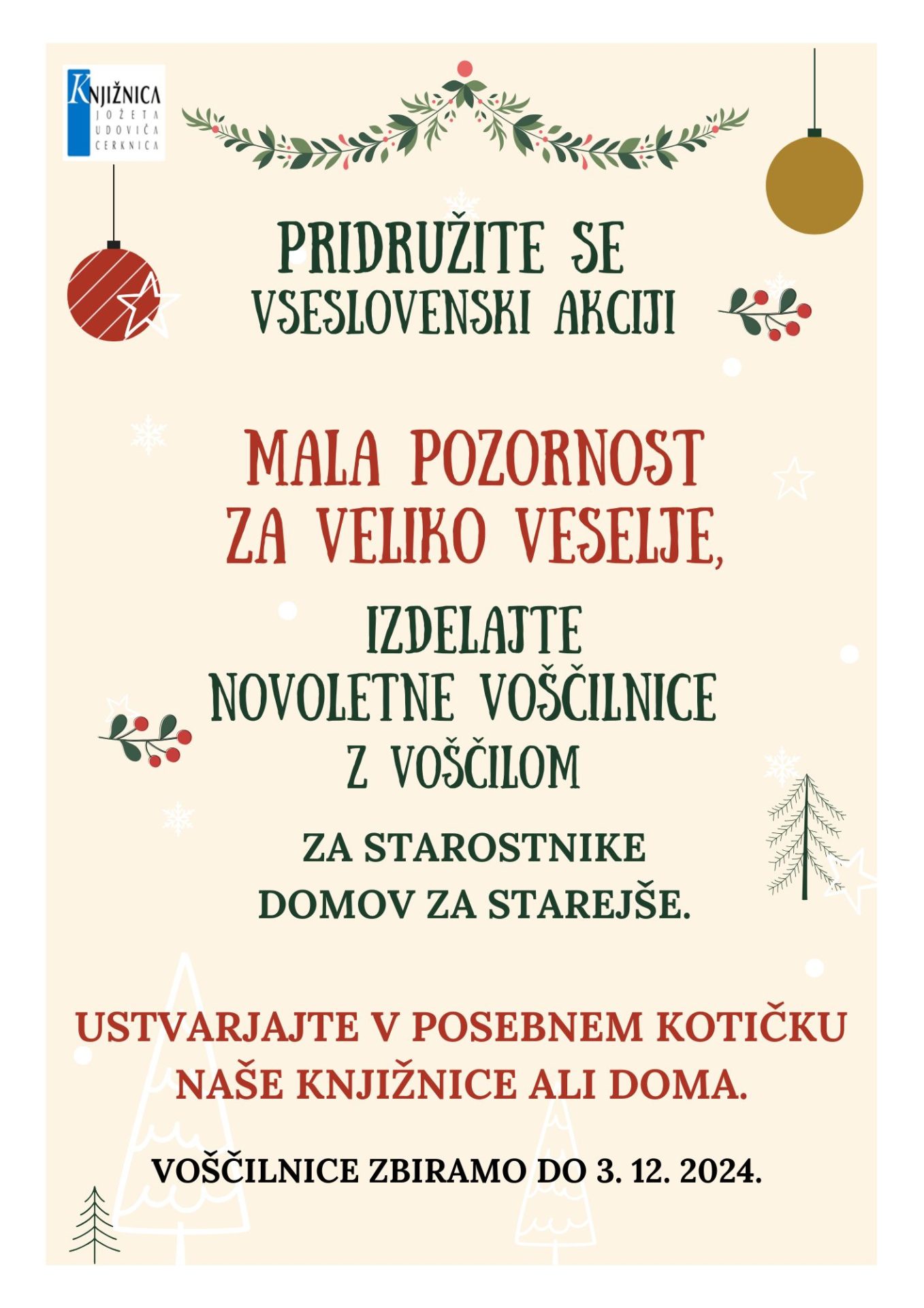 Mala pozornost za veliko veselje