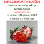 Sadje, zelenjava, slaščice - razstava mozaične sekcije KD Rak Rakek
