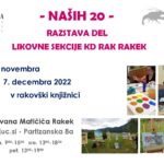 Naših 20 - razstava del likovne sekcije KD Rak Rakek