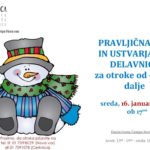 Pravljična ura in ustvarjalna delavnica za otroke od 4. leta dalje