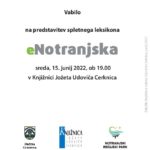 Predstavitev spletnega leksikona eNotranjska