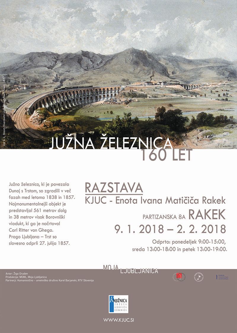 160 let južne železnice - razstava vedut