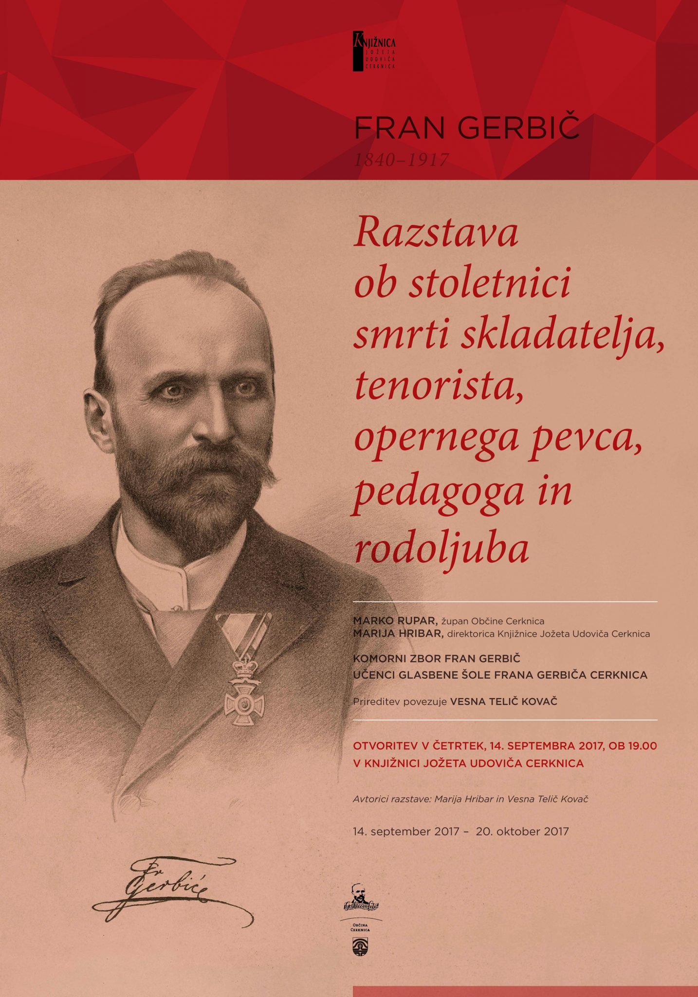 Fran Gerbič - Razstava ob stoletnici smrti