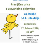 Pravljična urica in ustvarjalna delavnica za otroke od 4. leta dalje