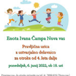 Pravljična urica z ustvarjalno delavnico za otroke od 4. leta dalje