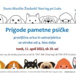 Prigode pametne psičke - pravljična urica in ustvarjalnica za otroke od 4. leta dalje