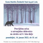 Pravljična urica z ustvarjalno delavnico v Starem trgu