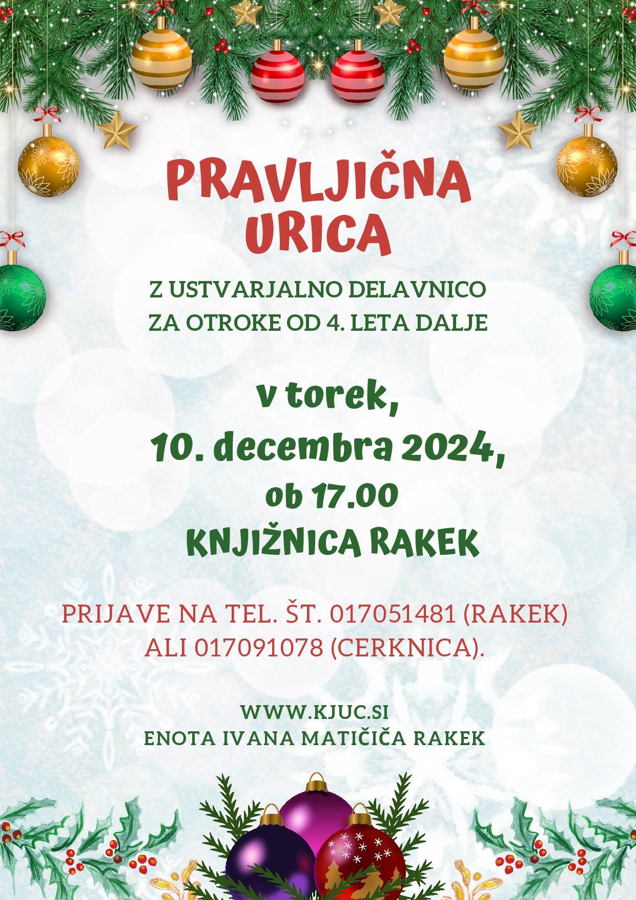 Pravljična urica - Rakek
