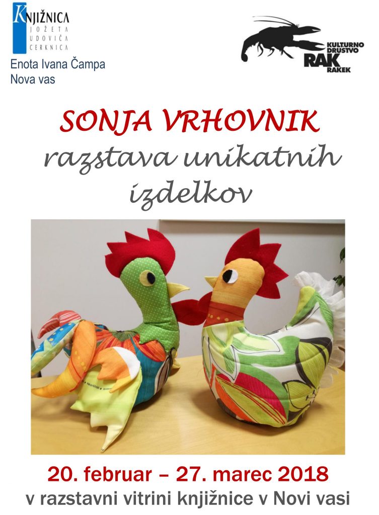 Sonja Vrhovnik - razstava unikatnih izdelkov