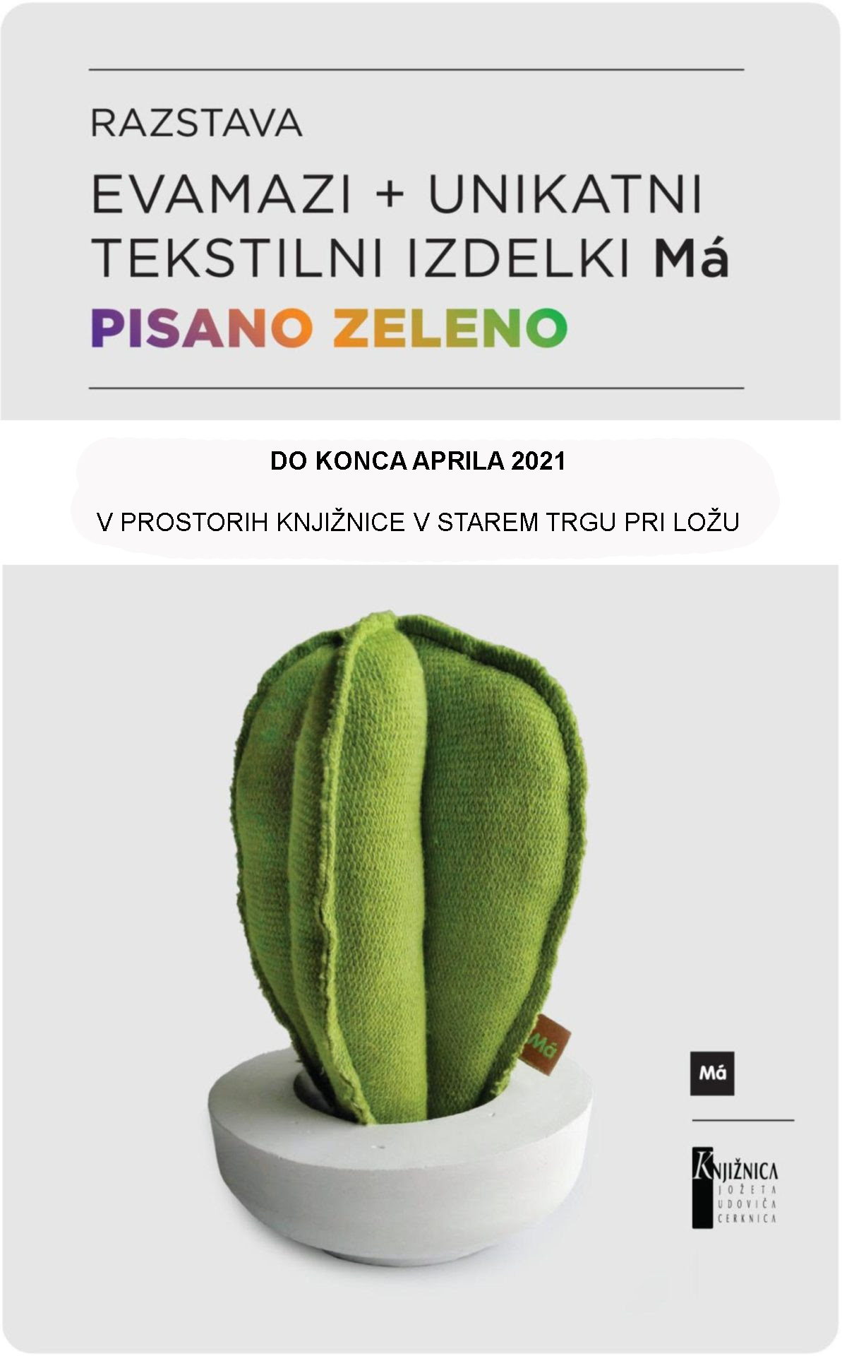 Pisano zeleno – razstava oblikovalke Eve Mazi