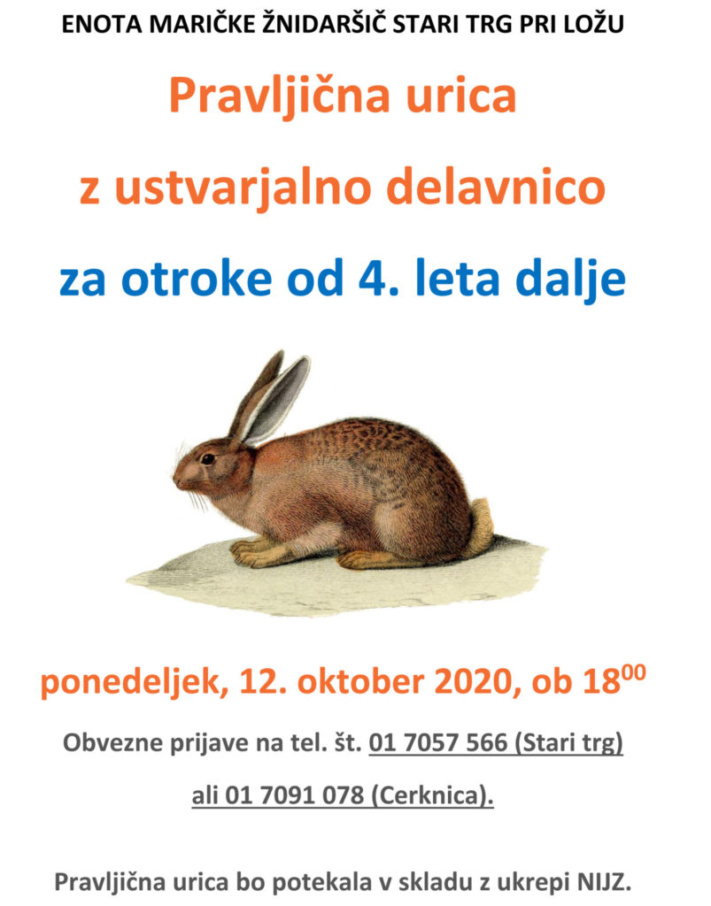 Pravljična urica z ustvarjalno delavnico – Stari trg