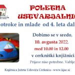 Poletna ustvarjalnica za otroke in mlade od 4. leta dalje