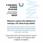 V objemu zvoka in slike - Območna razstava del udeležencev natečaja z OŠ Jožeta Krajca Rakek