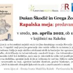 Dušan Škodič in Grega Žorž:  Rapalska meja - predavanje