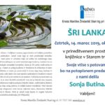 Sonja Butina: Šri Lanka - potopisno predavanje