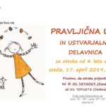 Pravljična ura in ustvarjalna delavnica za otroke od 4. leta dalje
