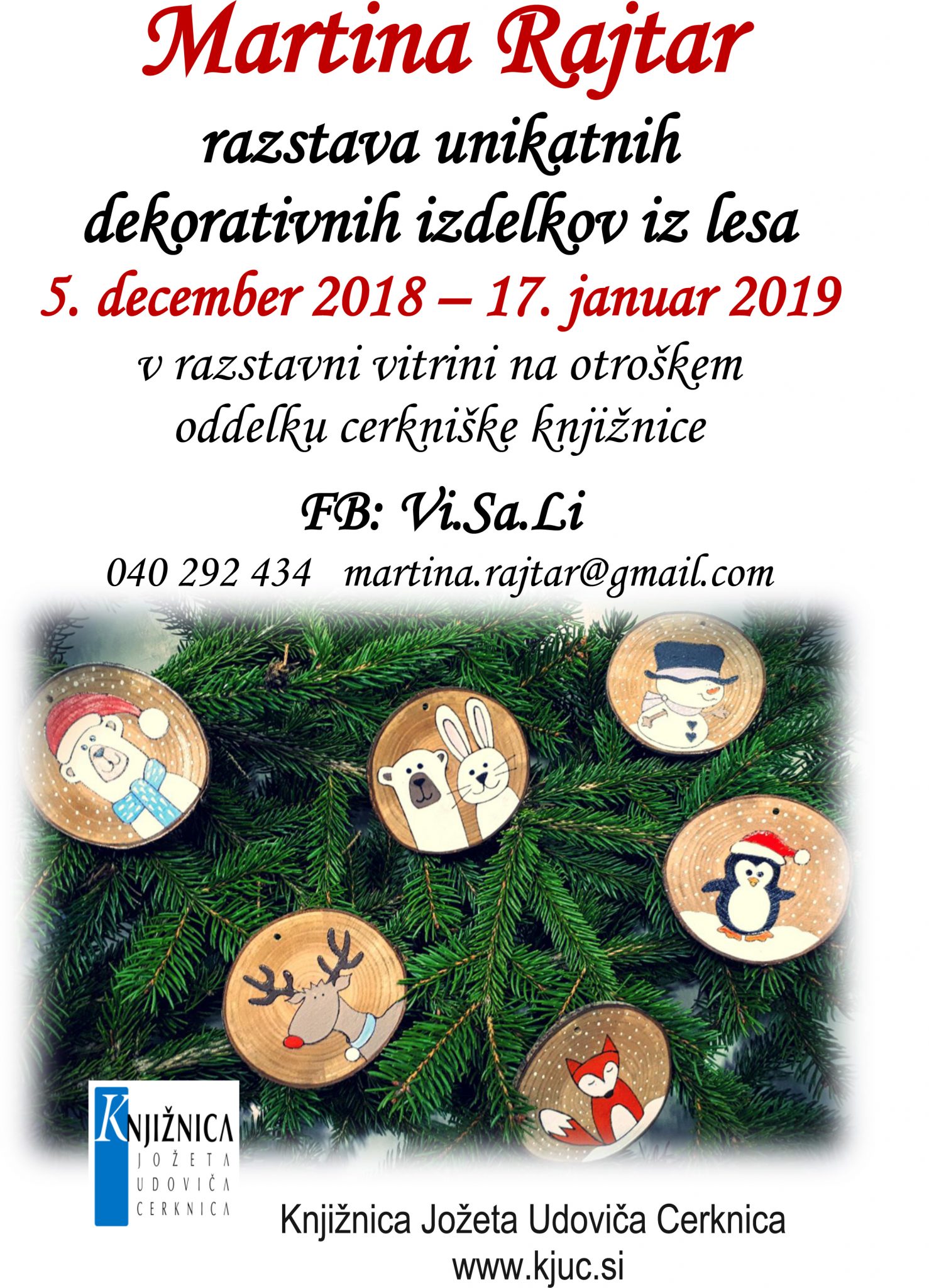 Martina Rajtar - unikatni dekorativni izdelki iz lesa