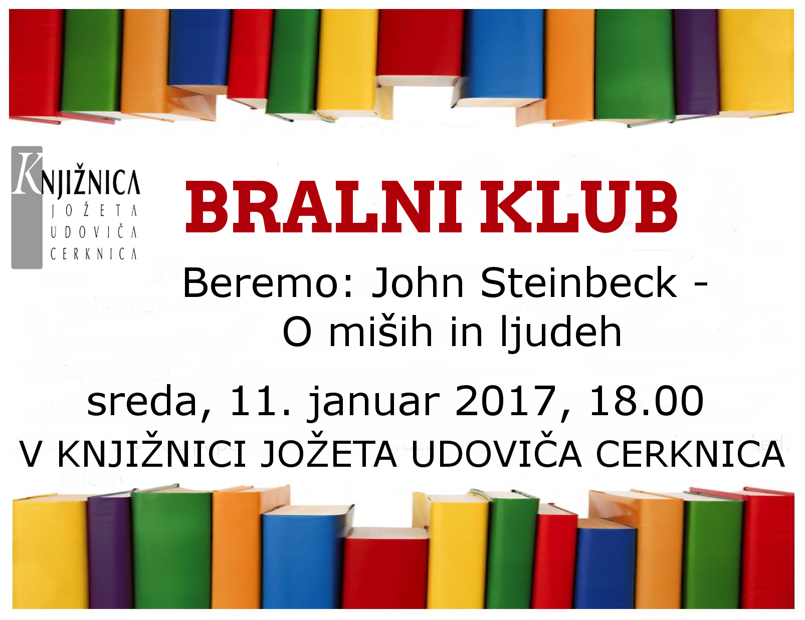 Bralni klub: John Steinbeck - O miših in ljudeh