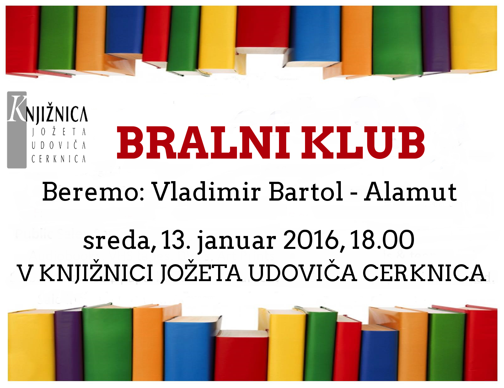 Bralni klub - Vladimir Bartol; Alamut