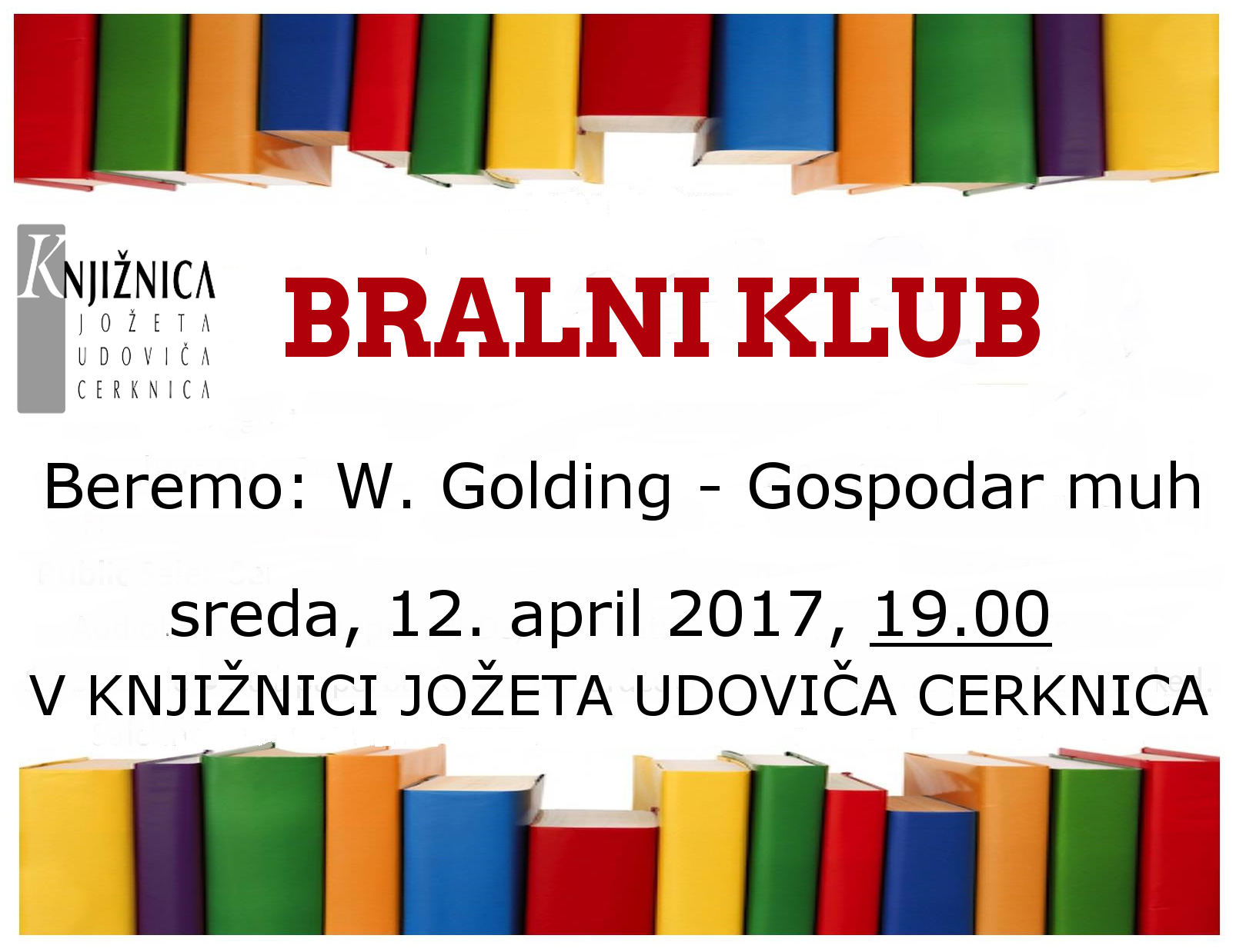 Bralni klub: W. Golding - Gospodar muh