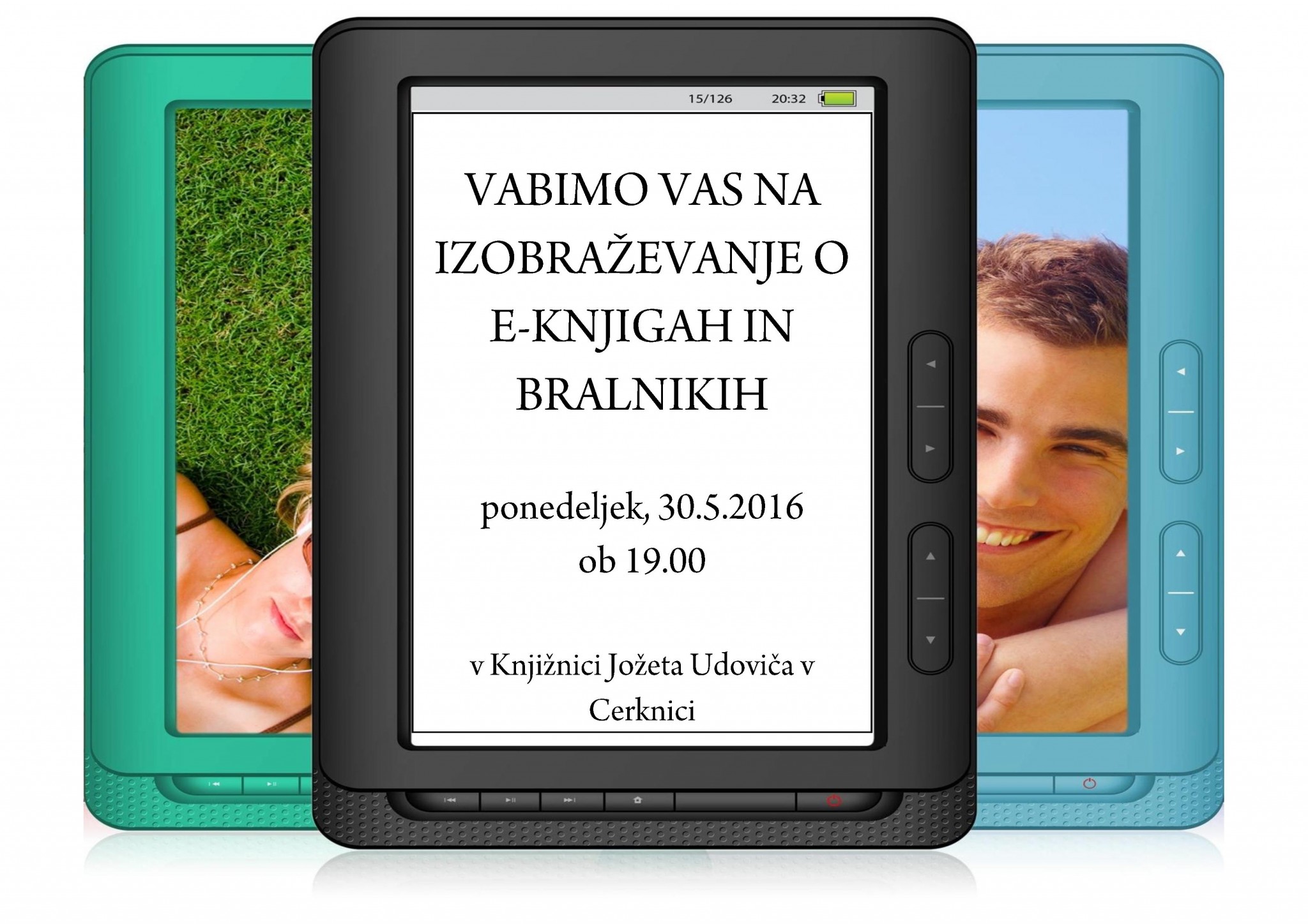 Izobraževanje o e-knjigah in bralnikih