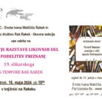Odprtje razstave likovnih del in podelitev priznanj - 19. slikarski EX-TEMPORE Rak Rakek