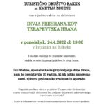 Divja prehrana kot terapevtska hrana - delavnica z Lili Mahne