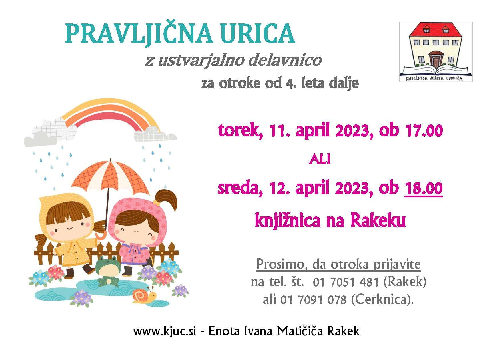 Pravljična urica - Rakek