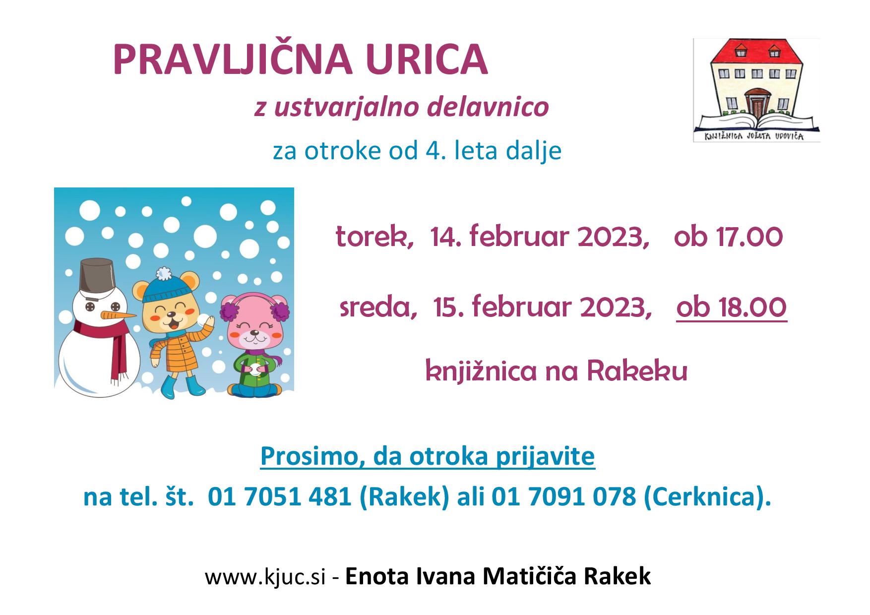 Pravljična urica - Rakek