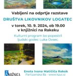 Društvo likovnikov Logatec - odprtje razstave