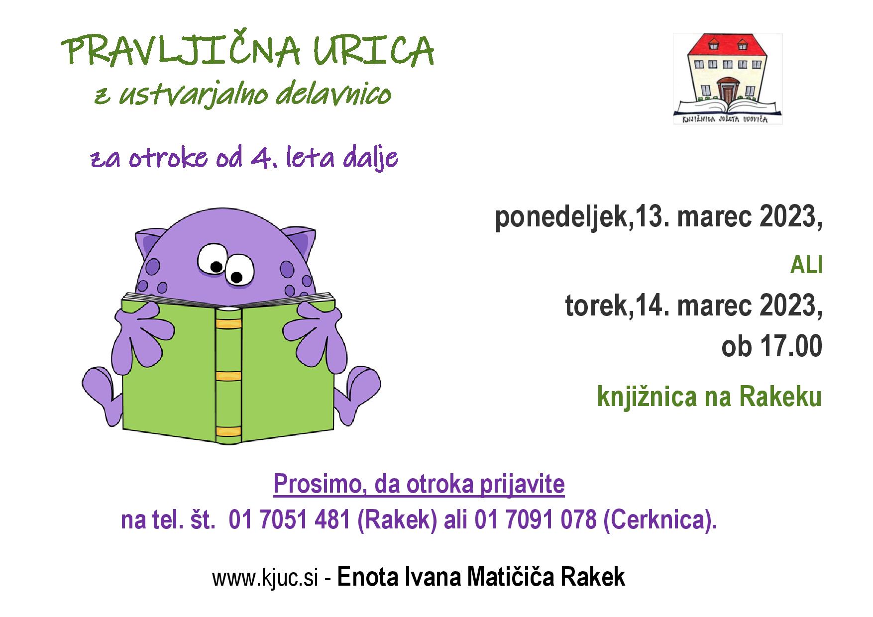 Pravljična urica - Rakek