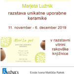 Meri Lu pot - Marjeta Lužnik - razstava unikatne uporabne keramike