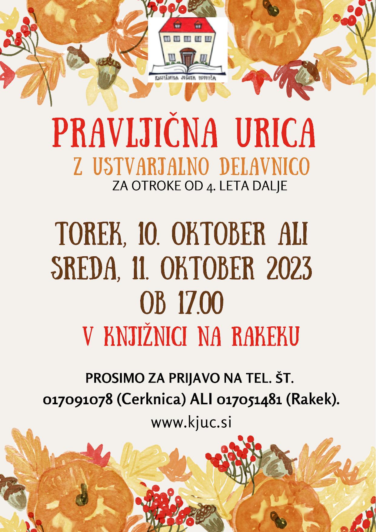 Pravljična urica - Rakek