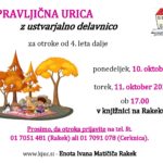 Pravljična urica z ustvarjalno delavnico - Rakek