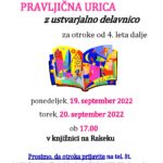 Pravljična urica z ustvarjalno delavnico v knjižnici na Rakeku