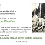 Večer s krajanom Tonetom Udovičem