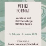 Veliki format - Razstava del likovne sekcije KD Rak Rakek