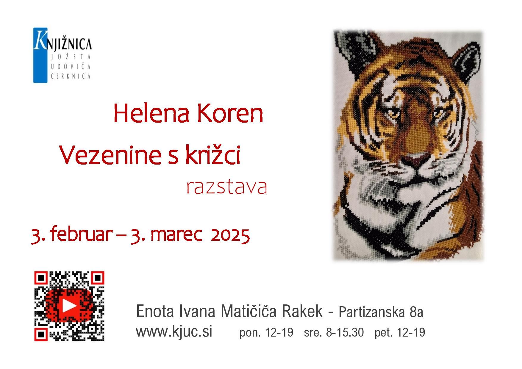 Helena Koren - Vezenine s križci