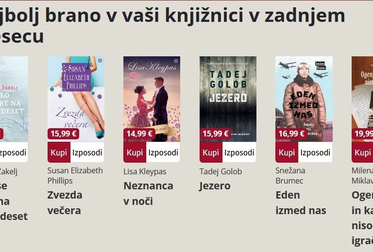 V zadnjem mesecu zanimanje za e-knjige na Biblosu kar devetkrat višje