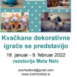 Meta Nelc: Zverhookice - kvačkane dekorativne igrače se predstavijo