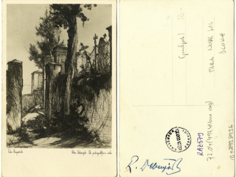 Riko Debenjak, Ob pokopališkem zidu, natisnjena leta 1941