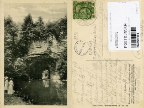 Veliki naravni most pri rakovem Škocijanu [1910]