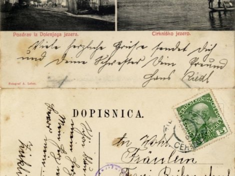 Pozdrav iz Dolenjega Jezera [1908]